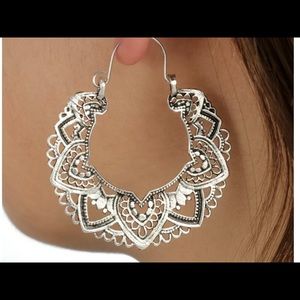 SALE !!! Heart Boho earrings